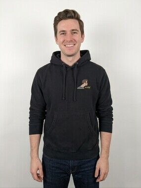 Pseudodudo x Vulfpeck Embroidered Black Hoodie Medium.